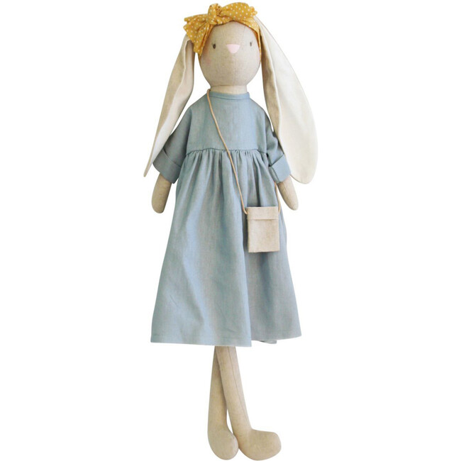 Sofia Bunny in Grey Linen - Plush - 1