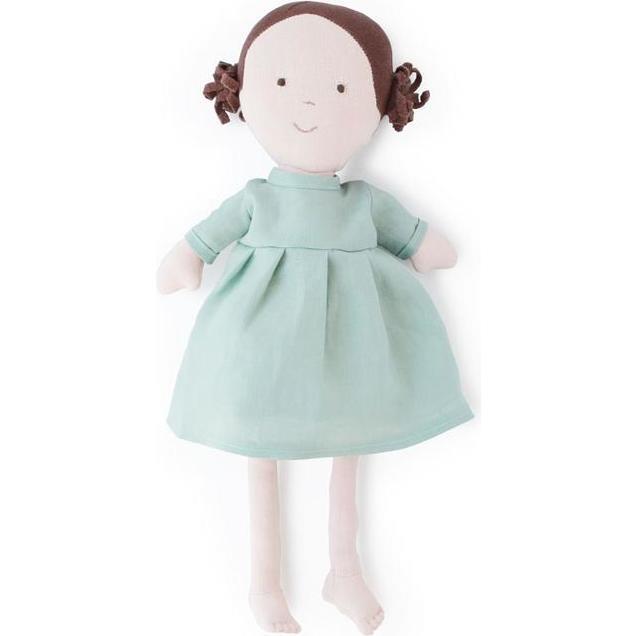 Louise in Egg Blue Linen Dress - Dolls - 1
