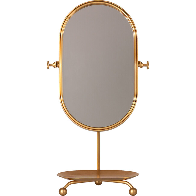 Gold Table Mirror - Dollhouses - 1