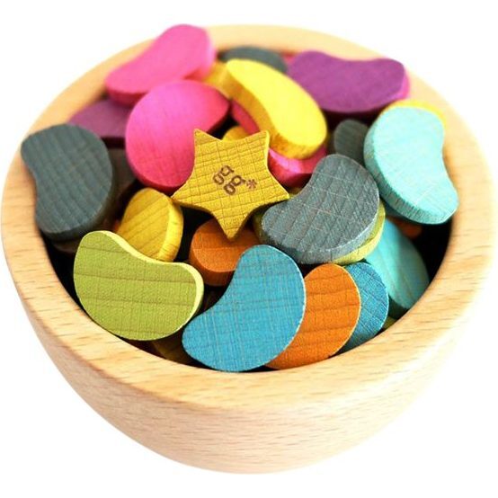 Mame Ohagki Rainbow Beans - Woodens - 1