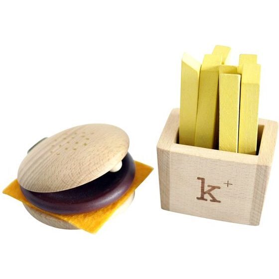 Hamburger & Fries Instrument Set - Play Food - 1