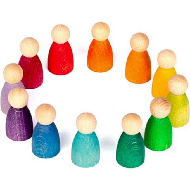 12 Nin Peg Dolls - Woodens - 1