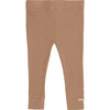 Chocolate Cuff Legging, Brown - Leggings - 1 - thumbnail