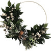 Winter Hoop Wreath, Green - Wreaths - 1 - thumbnail