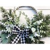 Winter Beaded Hoop Wreath, Green - Wreaths - 5