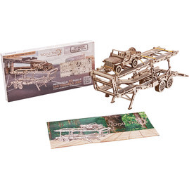 Car Trailer with Jeep - STEM Toys - 1