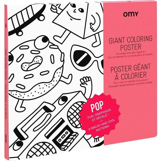 Pop Coloring Poster - Arts & Crafts - 1