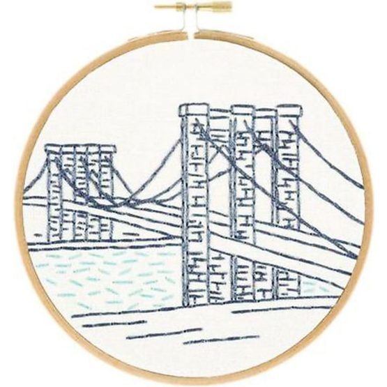 Brooklyn Bridge Embroidery Kit - Arts & Crafts - 1
