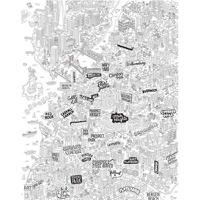 Brooklyn XXL Giant Coloring Roll - Arts & Crafts - 2