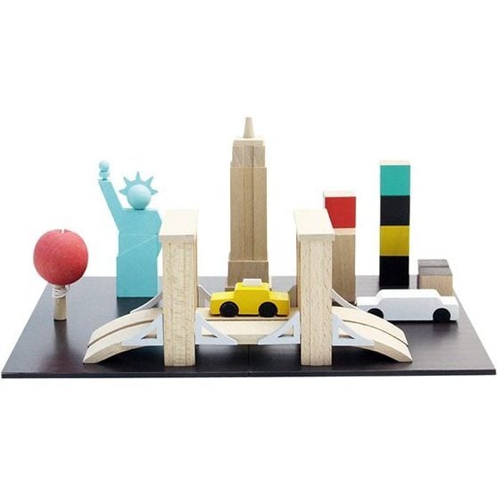 Machi Magnetic NYC Blocks Chalkboard Set