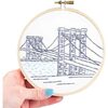 Brooklyn Bridge Embroidery Kit - Arts & Crafts - 4
