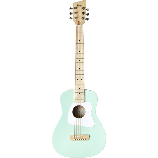 Green Pro 6-String Acoustic Guitar - Musical - 1