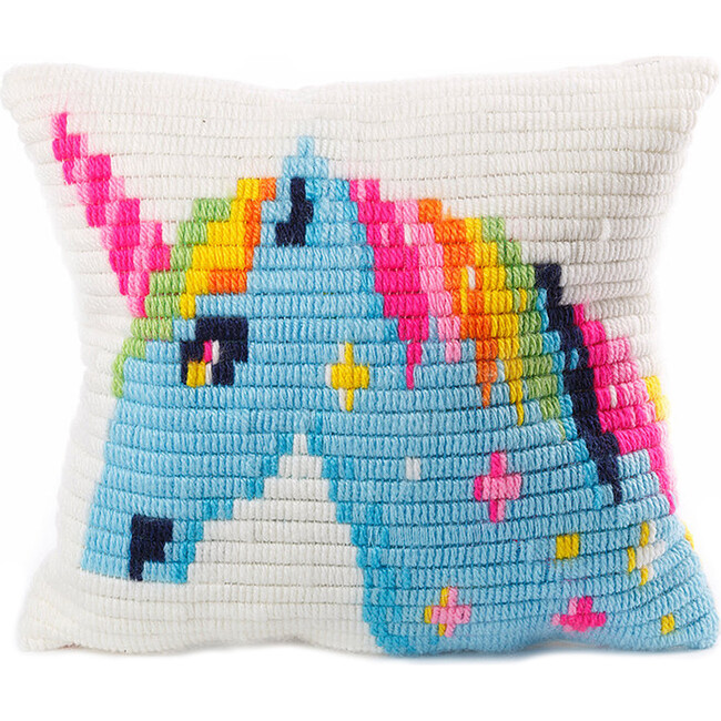 Pillow Needlepoint Kit, Unicorn - Arts & Crafts - 1