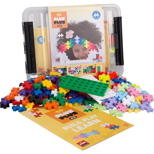 BIG 200-piece All Colors with 2 Baseplates - STEM Toys - 1