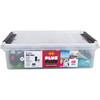 2600 piece Educational Tub with 10 Baseplates and 40 Wheels - STEM Toys - 2