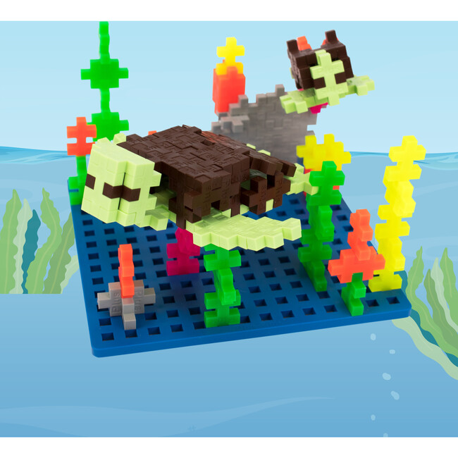 Building Toy Set Aquatic Bundle with Baseplate Builder - STEM Toys - 3