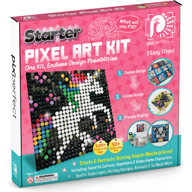 Starter Pixel Art Kit - STEM Toys - 1