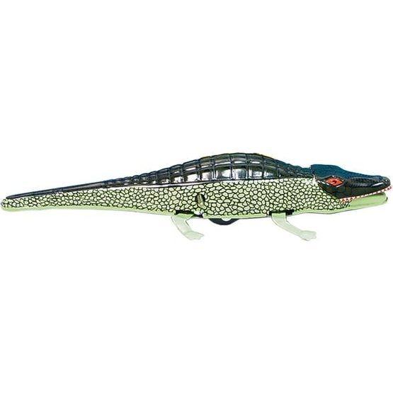 Crocodile Tin Toy, Green - Transportation - 1