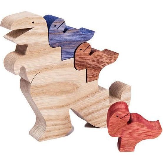 Wooden Dinosaur Puzzle - Woodens - 1