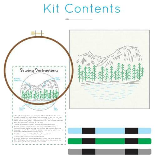 Rocky Mountain Embroidery Kit - Arts & Crafts - 2