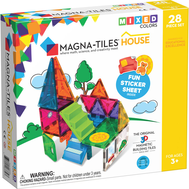 Magna-Tiles House 28-Piece Set - STEM Toys - 4