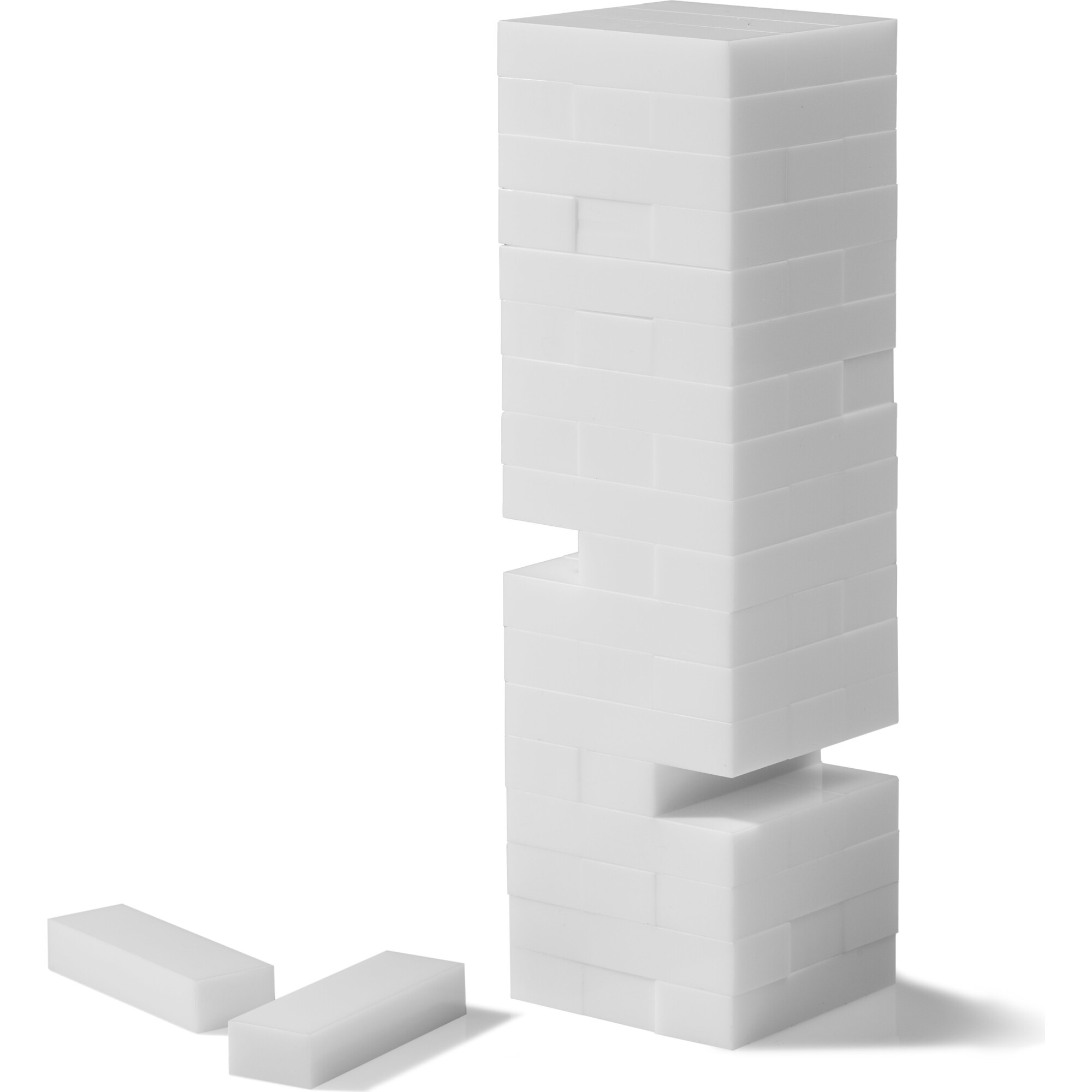 Tumble Tower, White Acrylic - Board Games - 1