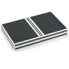 Lacquer Backgammon Set, Grey and White - Board Games - 2