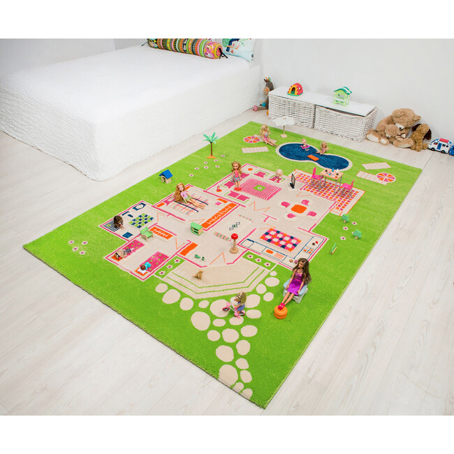 Play House 3-D Activity Mat, Green XL - Transportation - 2