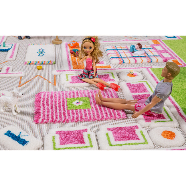 Play House 3-D Activity Mat, Green XL - Transportation - 4
