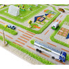 Traffic 3-D Activity Mat, Green XL - Transportation - 4