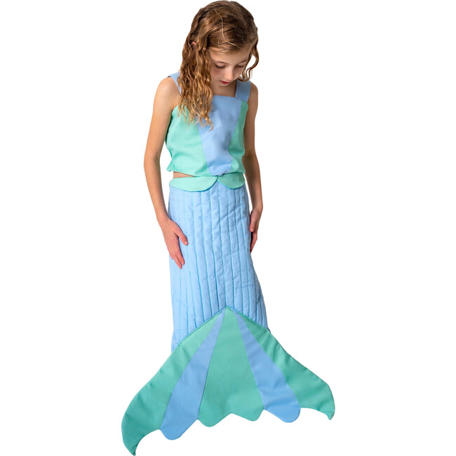 Mermaid Full Costume, Blue - Costumes - 1