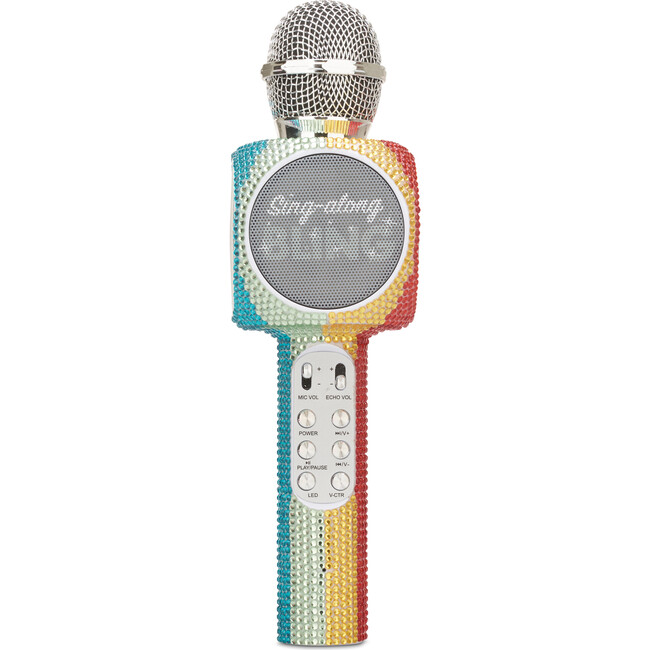 Sing-along Bling Bluetooth Karaoke Microphone, Rainbow Bling - Musical - 1