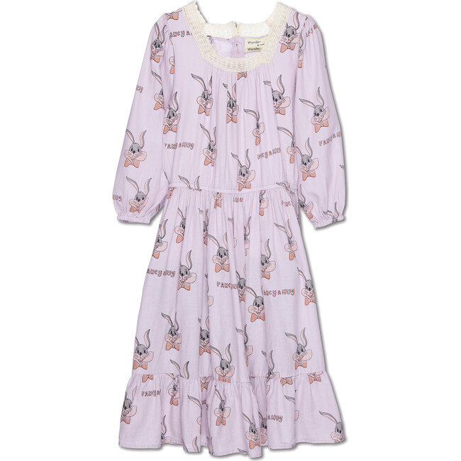 Emma Dress, Mauve Bunny - Dresses - 1 - zoom