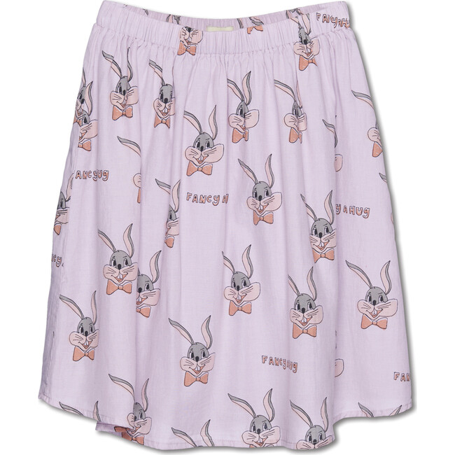 Slip Skirt, mauve bunny