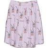 Slip Skirt, mauve bunny - Skirts - 1 - thumbnail