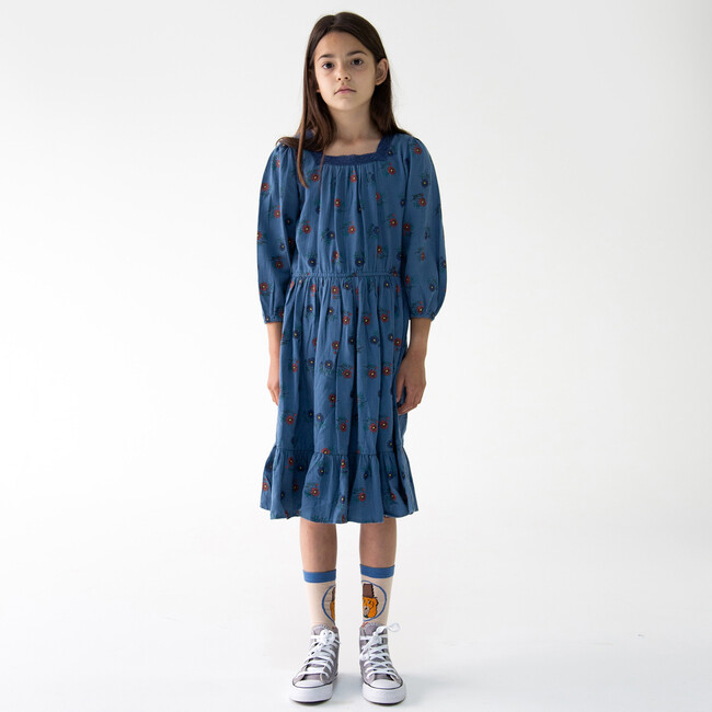 Emma Dress, Feather Rose