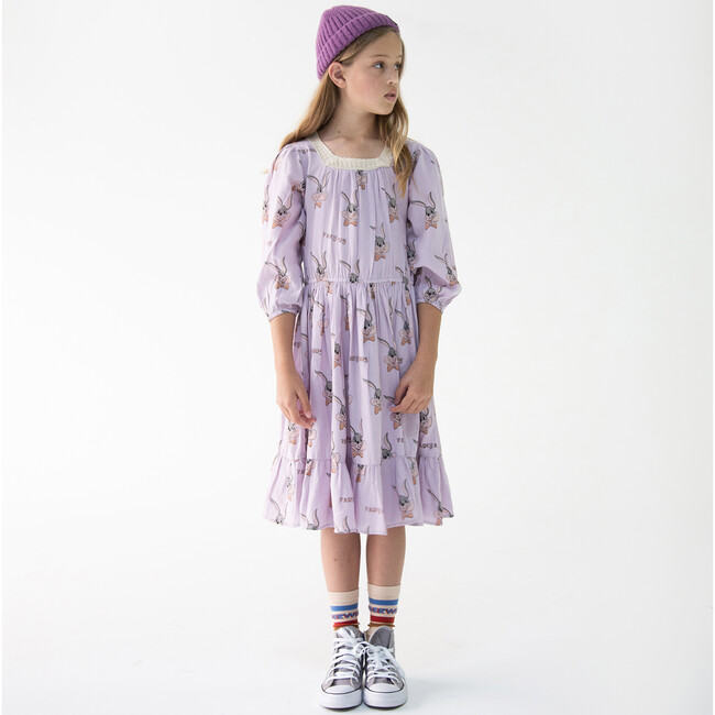 Emma Dress, Mauve Bunny - Dresses - 3