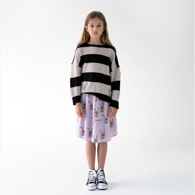 Slip Skirt, mauve bunny - Skirts - 2