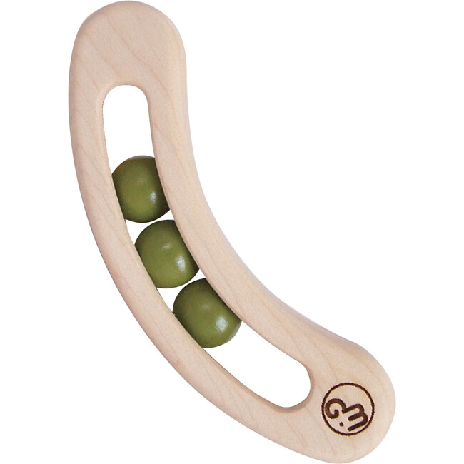 Fava Wooden Baby Rattle Toy