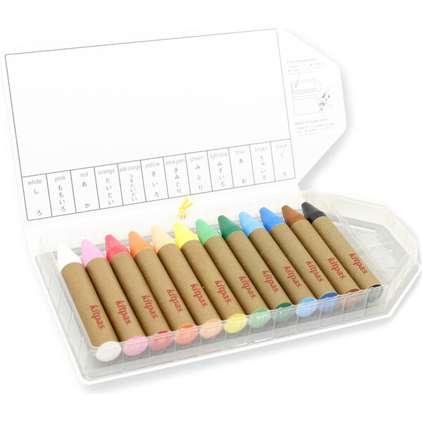 Kitpas Large Crayons, 12 Colors - Kitpas Arts & Crafts | Maisonette