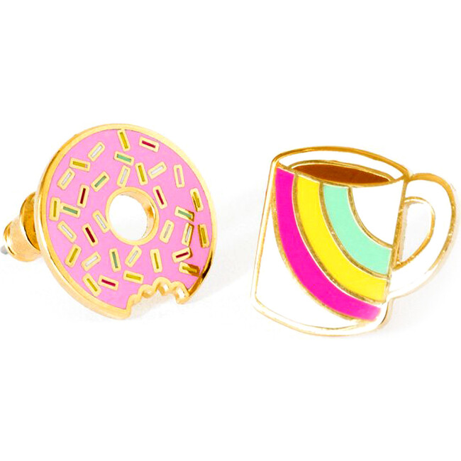 Coffee & Donut Earrings - Earrings - 1