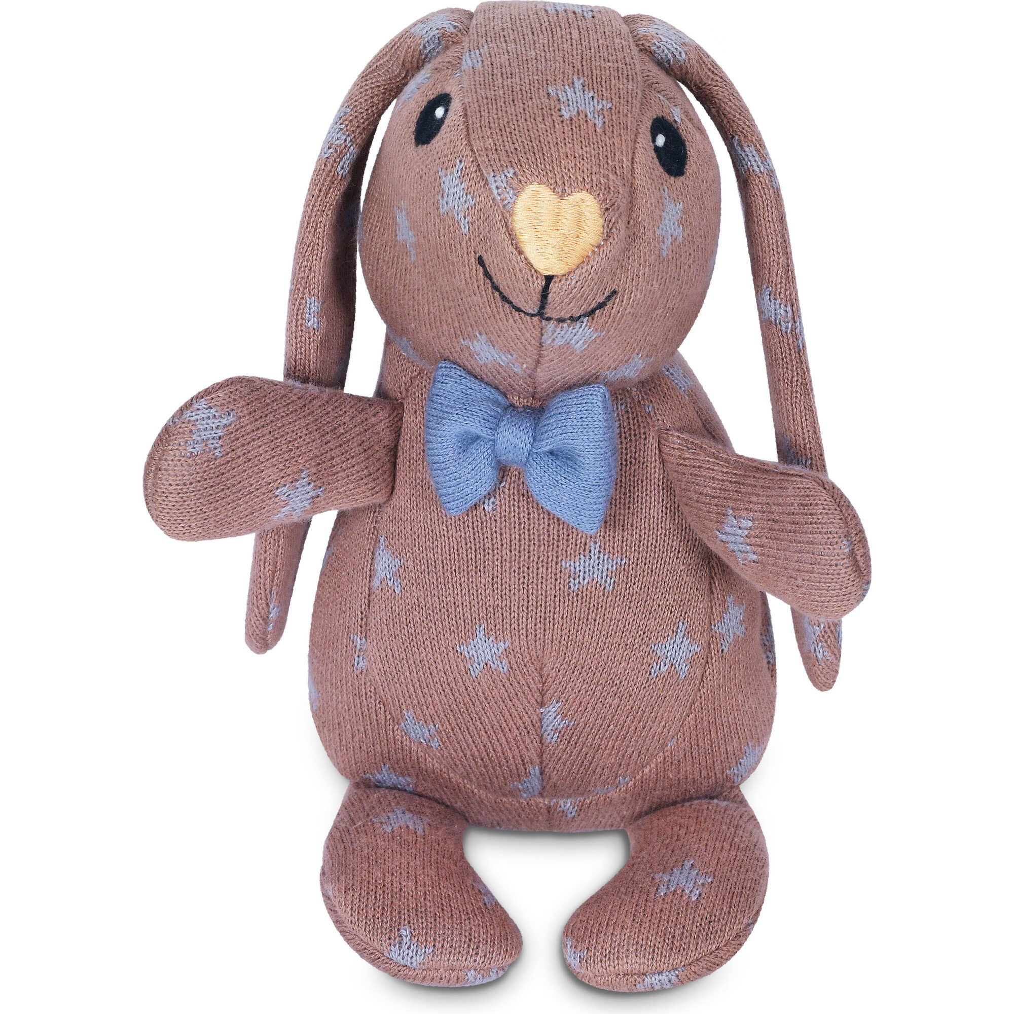Organic Knit Patterned Bunnies, Duke Bunny - Plush - 1