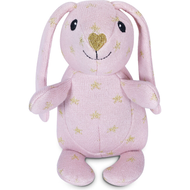 Organic Knit Patterned Bunnies, Sparkle Bunny