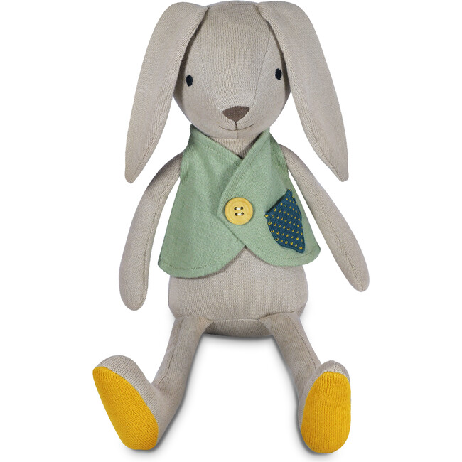 Organic Knit Bunny Pals, Luca Bunny - Plush - 1