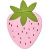 Fruit & Veggie Crinkle Blankie, Strawberry - Rattles - 1 - thumbnail
