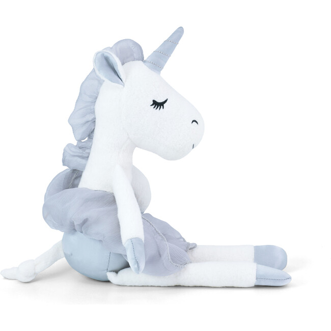 Unicorn Plush Toy, Small Grey