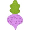Fruit & Veggie Crinkle Blankie, Radish - Rattles - 1 - thumbnail