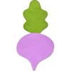 Fruit & Veggie Crinkle Blankie, Radish - Rattles - 2