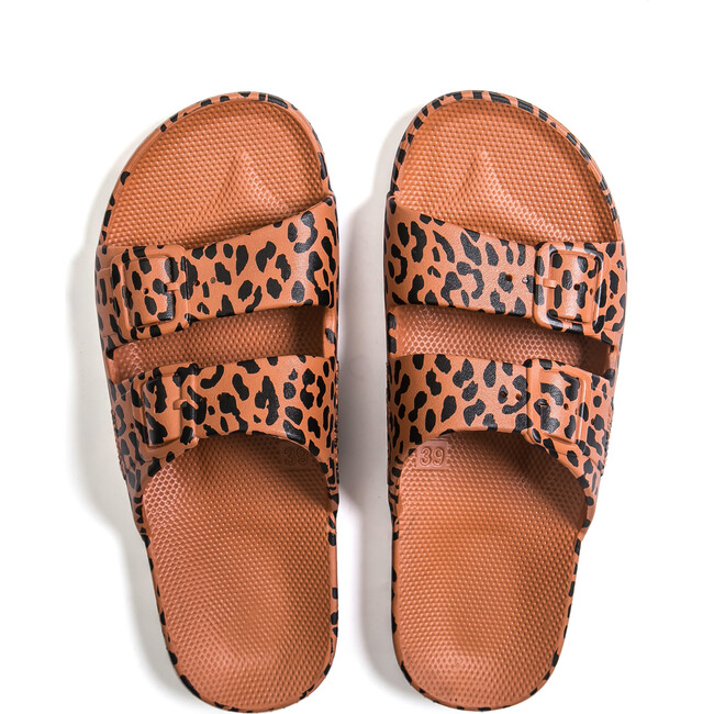 Two Band Slide, Leo Toffee - Sandals - 1 - zoom