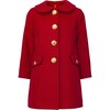Wool Coat, Red - Wool Coats - 1 - thumbnail
